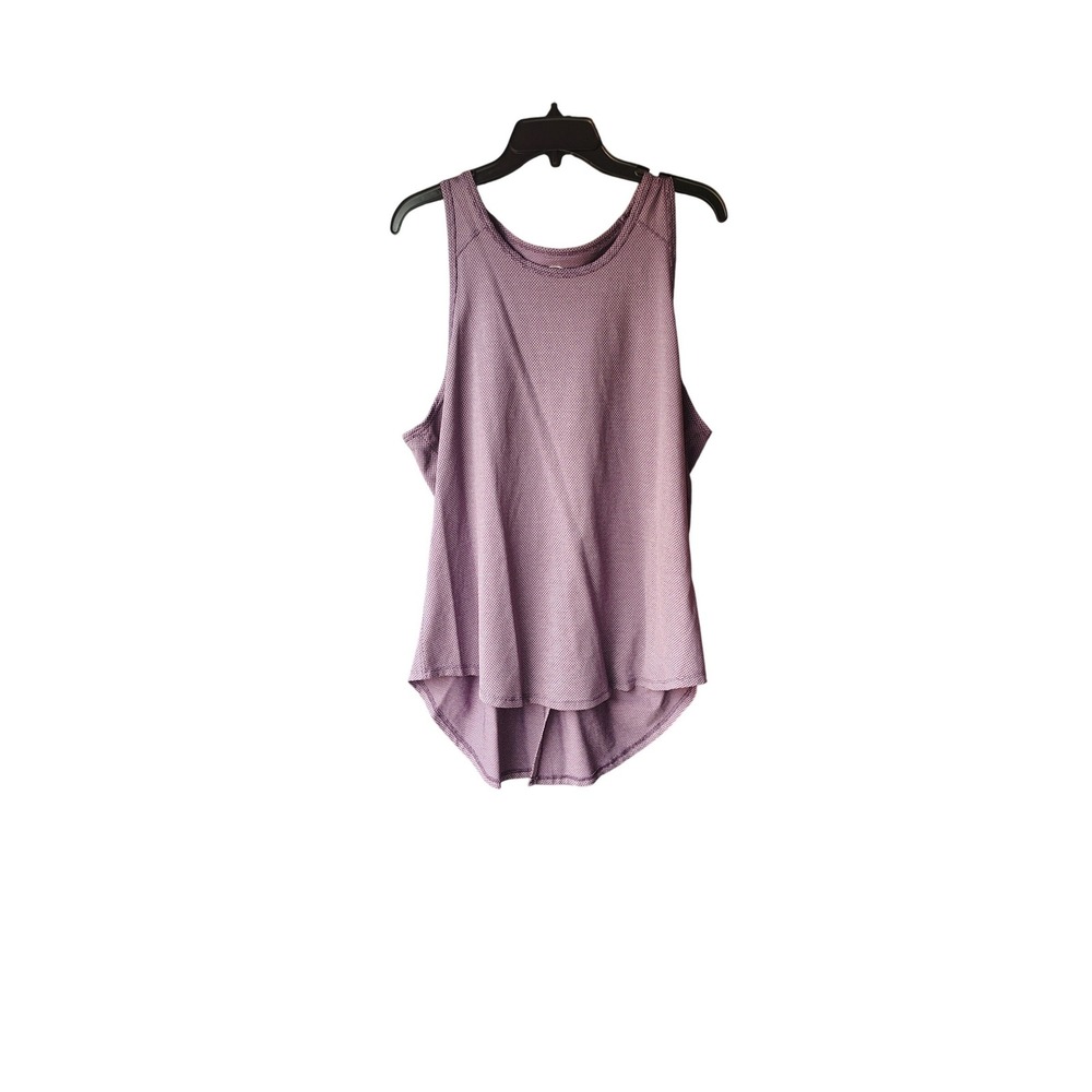 Athletic Works Womens XL Purple Prestige Mesh Tulip Back Active Racerback Tank
